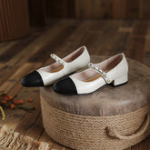 Daphne Cap Toe Mary Janes with Chain NEW GEW